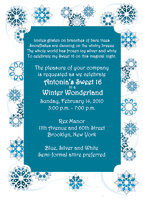 Seasonal Theme Invitation - Winter