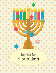 Chanukah Party Invitation