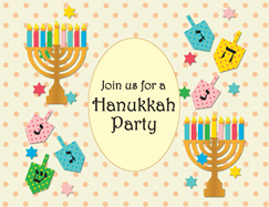 Chanukah Party Invitation