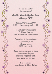 Class Reunion Invitations