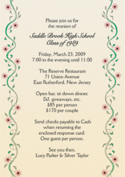 Class Reunion Invitation