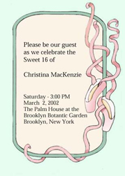 Sweet Fifteen Invitation