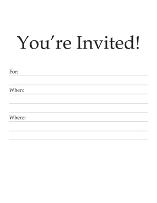 Birthday Party Invitation