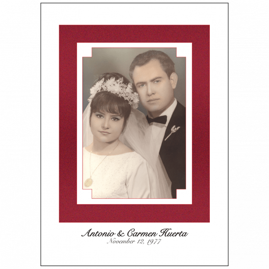 Cover of 40th Wedding Anniversary Party Invitation with Photo Cover of 40th Wedding Anniversary Party Invitation with Photo