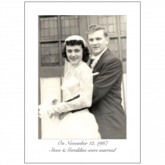 Cover of 50th Wedding Anniversary Party Invitation with Photo