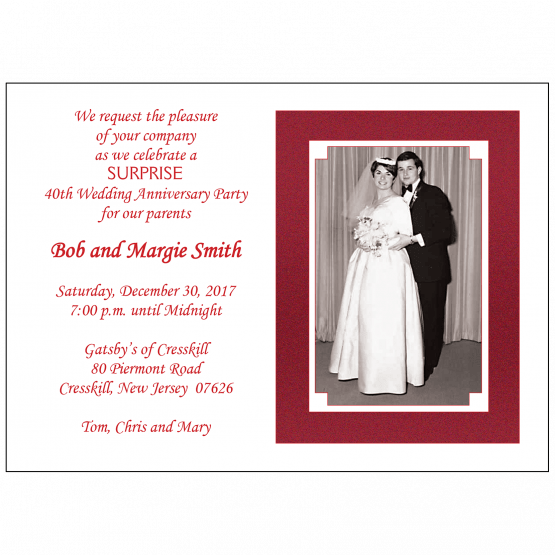 AP_001_04_17 40th Annniversary Party Invitation