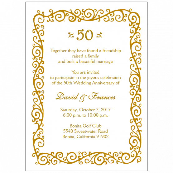 Anniversary Party Invitation