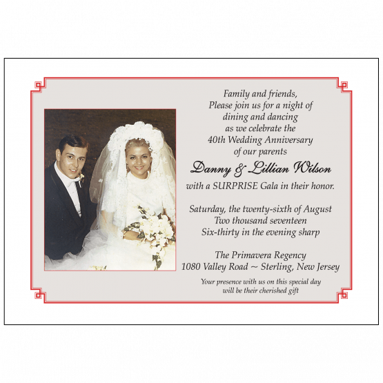 AP_012_0817 40th Wedding Anniversary Party Invitation