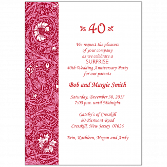 AP_022_08_17_new 40th Wedding Anniversary Party Invitation