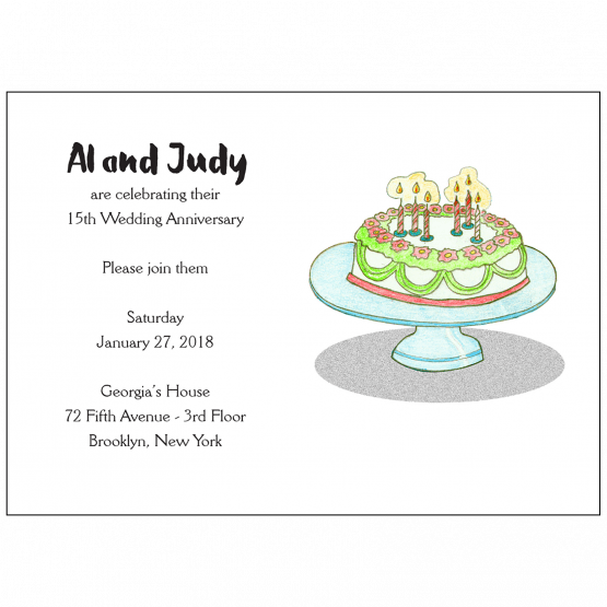 Anniversary_ap01_0817 Anniversary Party Invitation