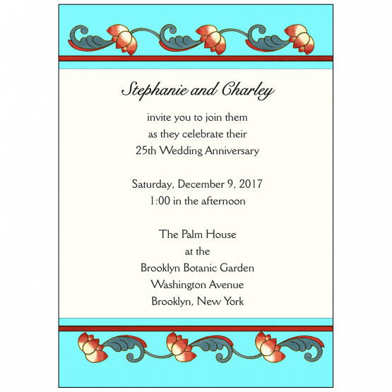 Wedding Anniversary Party Invitation Wedding Anniversary Party Invitation