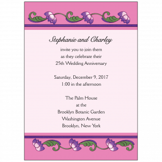 Wedding Anniversary Party Invitation Wedding Anniversary Party Invitation