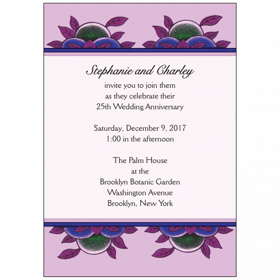 Wedding Anniversary Party Invitation