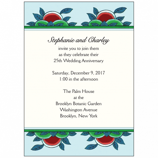 Wedding Anniversary Party Invitation Wedding Anniversary Party Invitation