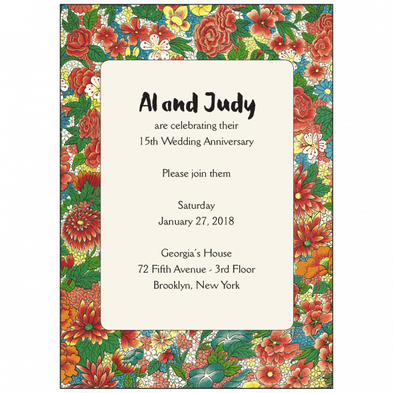 Anniversary Party Invitation