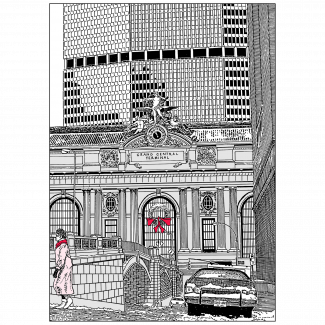 Cover of Grand Central Station Christmas Holiday Card Cover of Grand Central Station Christmas Holiday Card