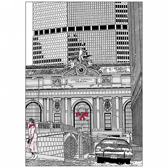 Cover of Grand Central Station Christmas Holiday Card