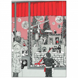 Cover of Christmas Holiday Card Toy Store Cover of Christmas Holiday Card Toy Store