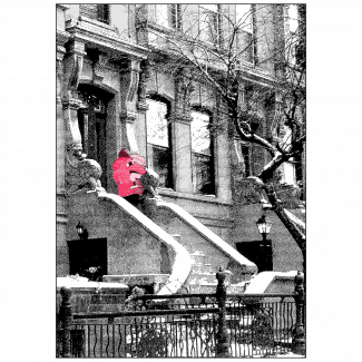 Cover of Christmas Holiday Card Brownstone