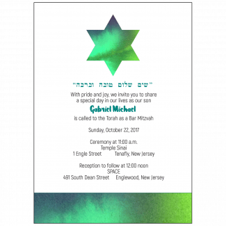 Bar/Bat Mitzvah Invitation Bar/Bat Mitzvah Invitation