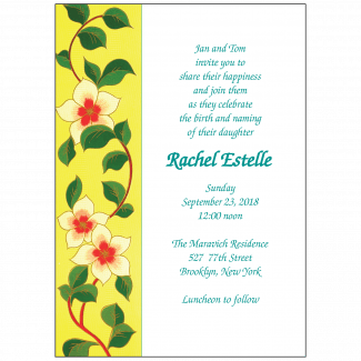 Jewish Baby Naming Invitation Jewish Baby Naming Invitation