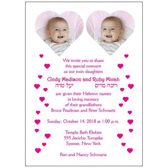 Thank You Card with Baby Photo