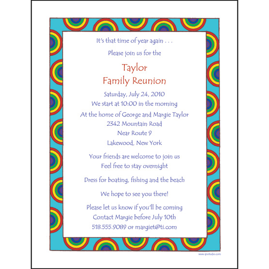 Family Reunion Template FRT 02