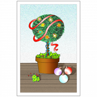 Cover of Christmas Holiday Card