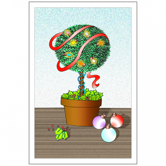 Cover of Christmas Holiday Card