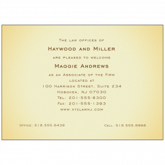New Business Announcement