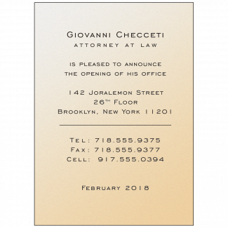 New Business Announcement