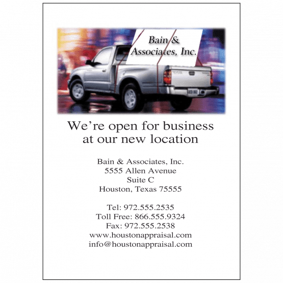 New Business Announcement New Business Announcement