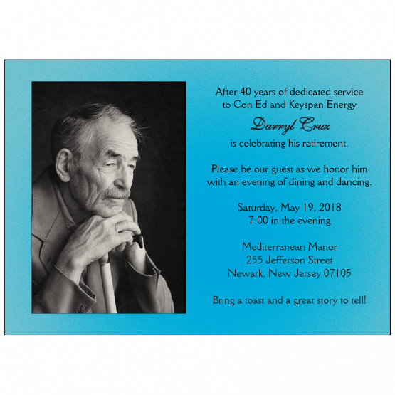 Retirement Party Invitation with Photo