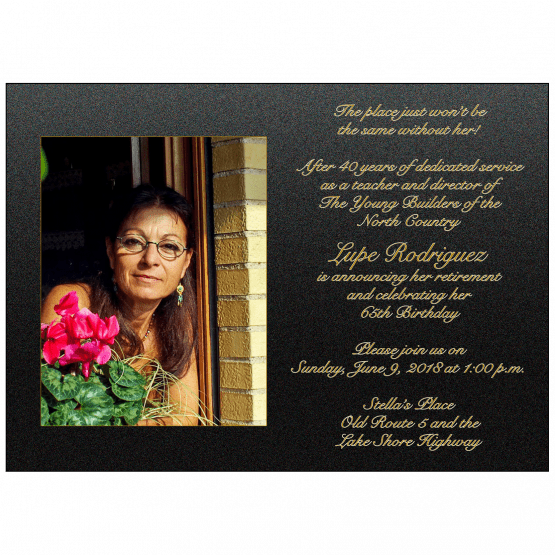 Retirement Party Invitation with Photo