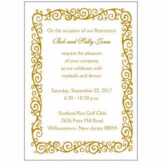 Retirement Party Invitation Retirement Party Invitation