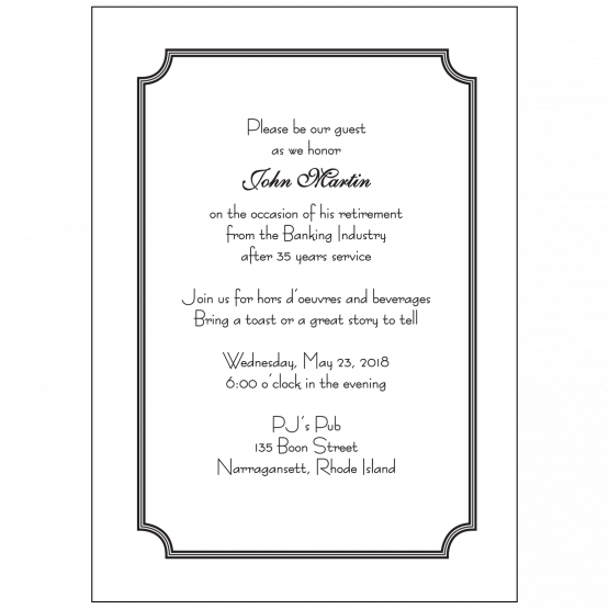 Retirement Party Invitation Retirement Party Invitation