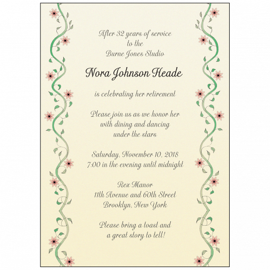Retirement Party Invitation Retirement Party Invitation
