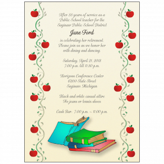 Retirement Party Invitation for Teachers Retirement Party Invitation for Teachers