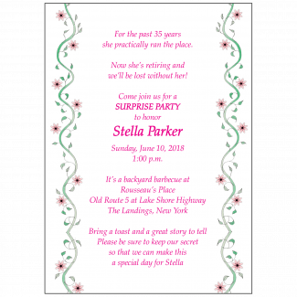 Retirement Party Invitation Retirement Party Invitation