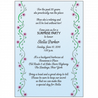 Retirement Party Invitation Retirement Party Invitation