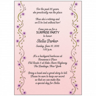 Retirement Party Invitation Retirement Party Invitation