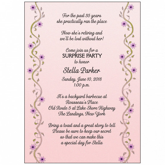 Retirement Party Invitation Retirement Party Invitation