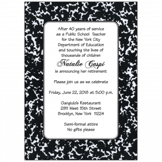 Retirement Party Invitation for Teachers Retirement Party Invitation for Teachers
