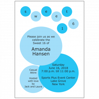 Sweet 16 Invitation Sweet 16 Invitation