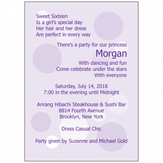 Sweet 16 Invitation Sweet 16 Invitation