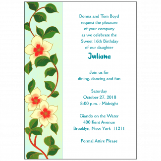 Sweet 16 Invitation Sweet 16 Invitation