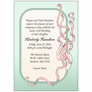 Sweet 16 Invitation Sweet 16 Invitation