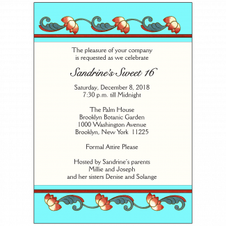 Sweet 16 Invitation Sweet 16 Invitation