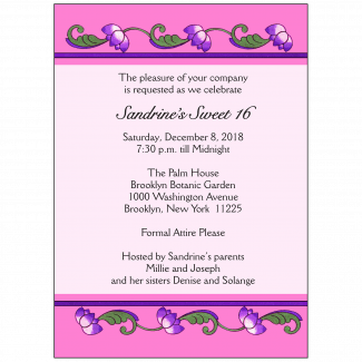 Sweet 16 Invitation Sweet 16 Invitation