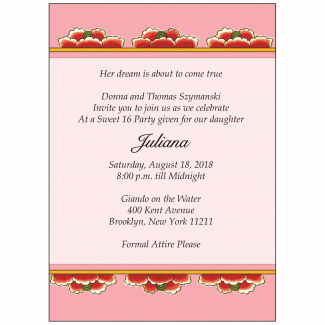 Sweet 16 Invitation Sweet 16 Invitation
